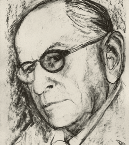 Senator Aleksander Heiman-Jarecki. Portret wykonany ok. 1945 r. [własność rodziny].