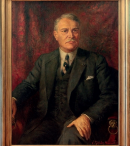 Senator Eryk Kurnatowski, portret namalowany przez Jadwigę Mikulicz-Horodyską, 1962 r. [własność rodziny, fot. Sławomir Borek].