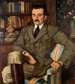 Senator Krzysztof Radziwiłł, portret namalowany przez Józefa Mehoffera. [własność rodziny].