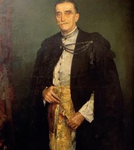 Senator Zdzisław Lubomirski, portret namalowany przez Bolesława Czedekowskiego, 1936 r. [Muzeum Historyczne m. st. Warszawy]