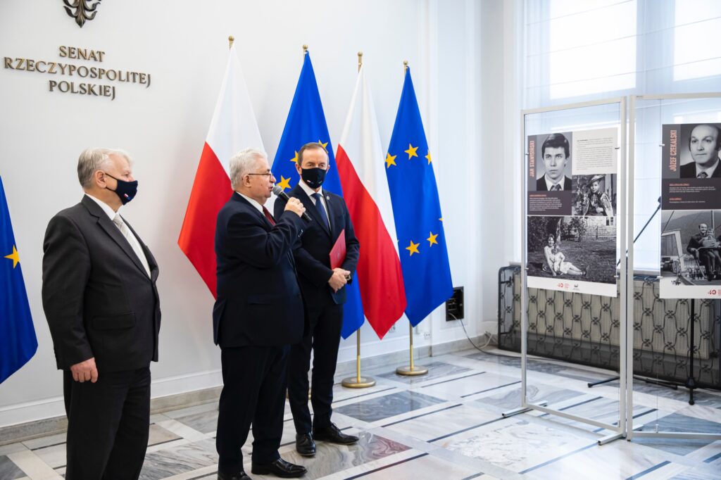 Zdjęcie z wystawy „Kopalnia strajkuje…strajk i pacyfikacja Kopalni Wujek”