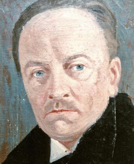Senator Bohdan Nestor Łepki (Łepkyj). Autoportret z 1930 r. [Muzeum Bohdana Łepkiego, Kraków]