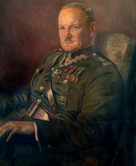 Senator Stefan Dąbkowski, portret namalowany przez Stefana Norblina, przed 1939 r [własność rodziny, fot. Konrad Stasiuk].