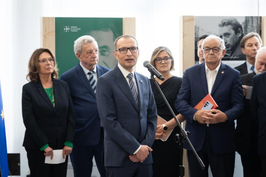 Wystawa tischnerowska (fot Tomasz Ozdoba, Kancelaria Senatu)