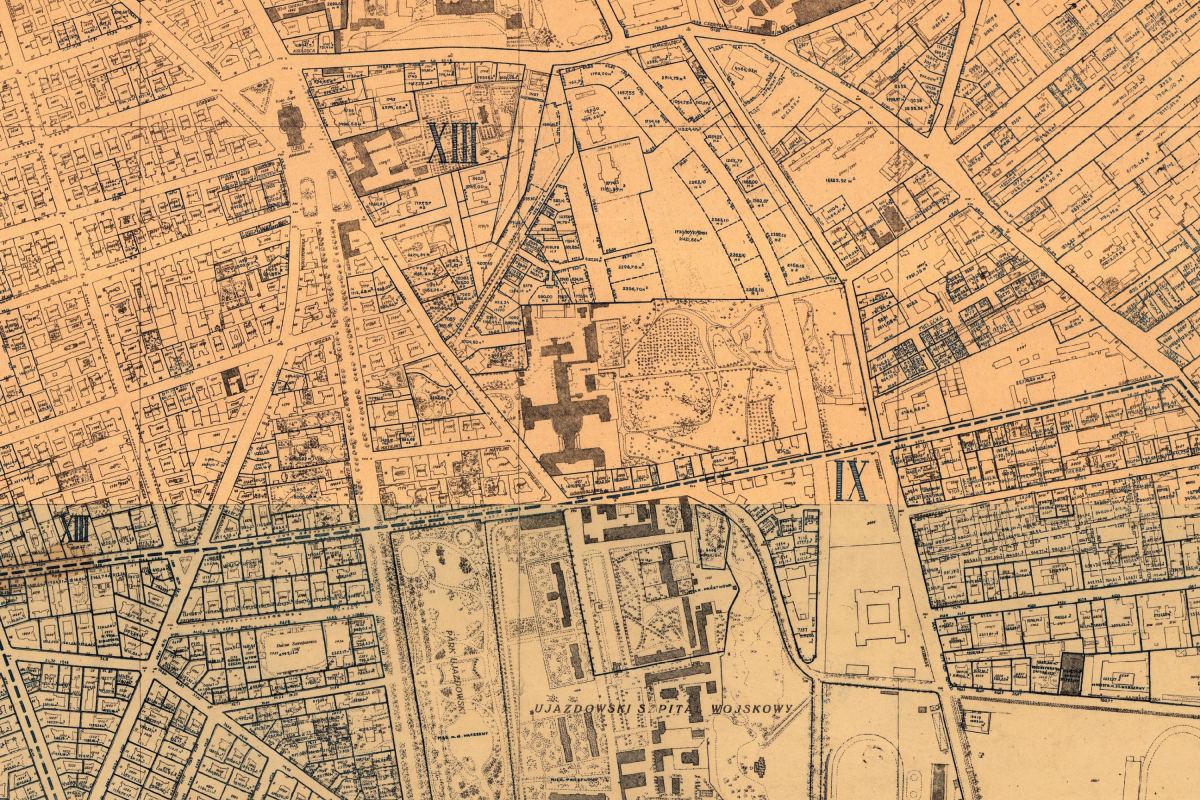 Plan z 1936 roku.