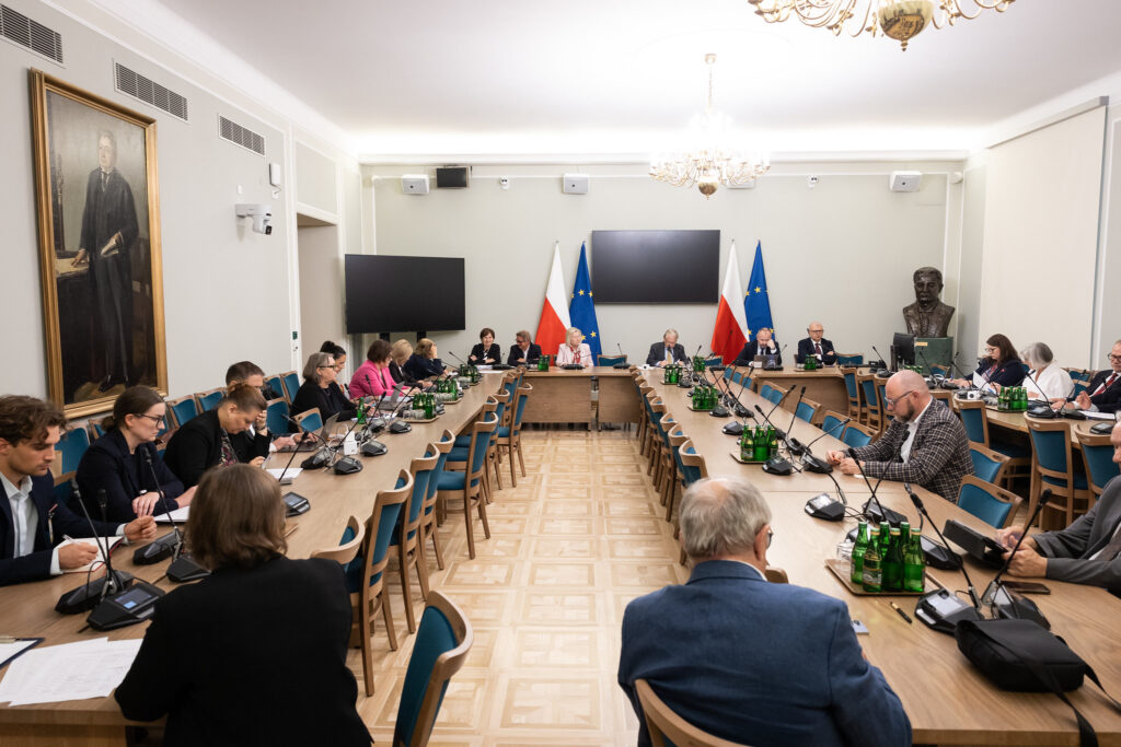 Senate committee meeting