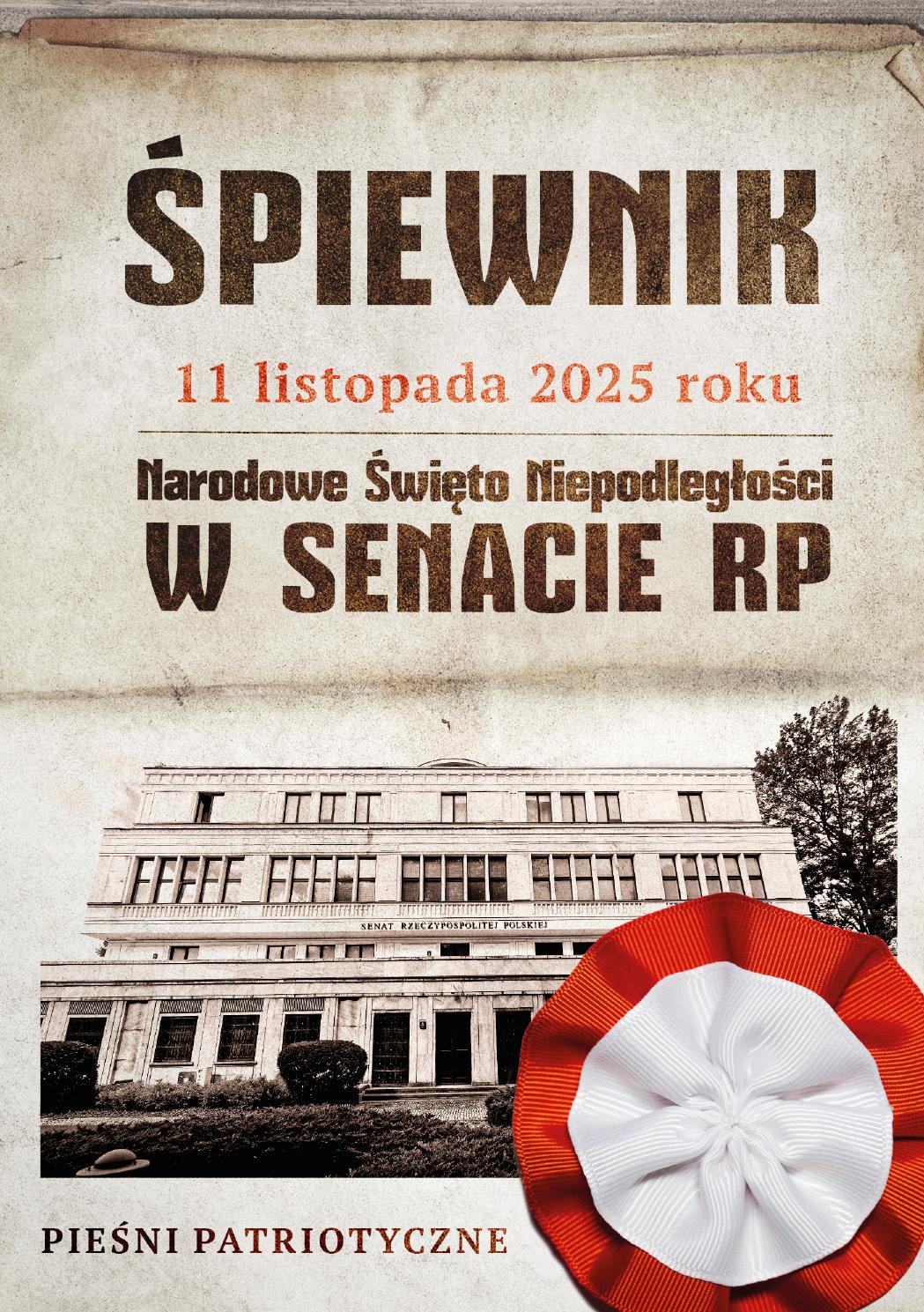 Okładka publikacji Śpiewnik 11 listopada 2025