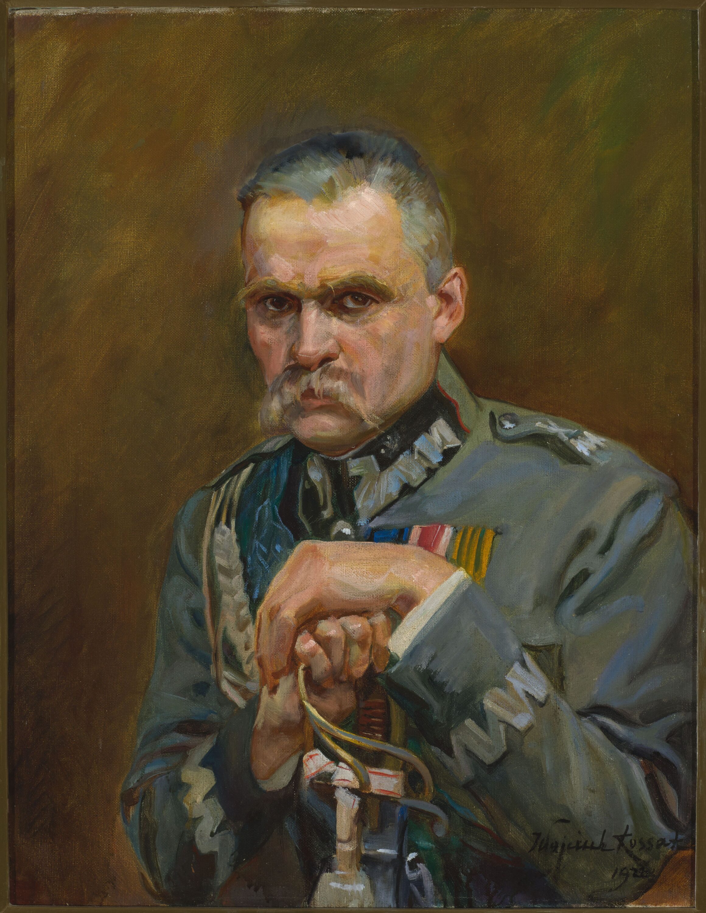 2. Wojciech Kossak, Portret Marszałka Józefa Piłsudskiego [Muzeum Narodowe w&nbsp;Warszawie]