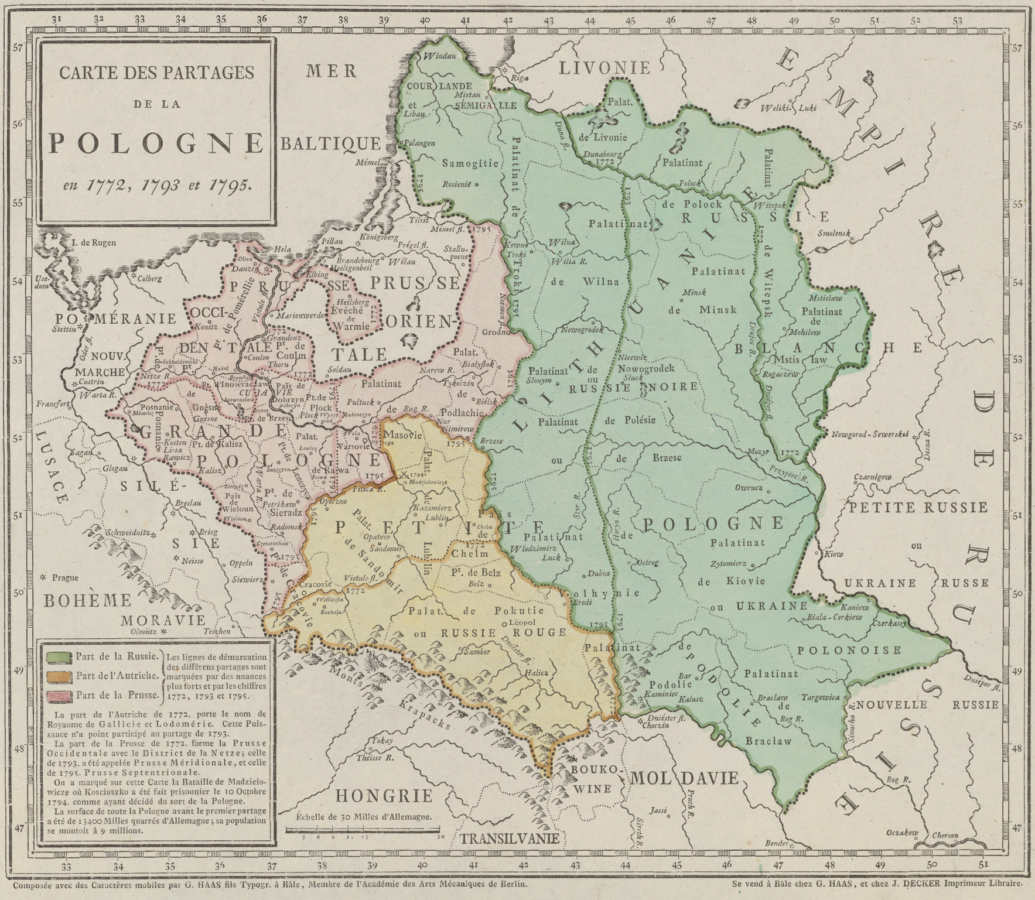 27.Ziemie Rzeczypospolitej Obojga Narodów po&nbsp;III rozbiorze [Biblioteka Książąt Czartoryskich] 1