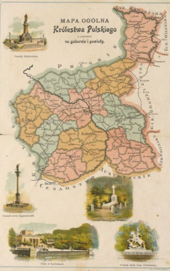Mapa Królestwa Polskiego