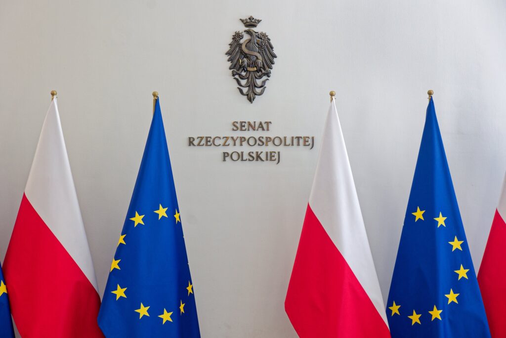 Orzeł zygmuntowski w Senacie