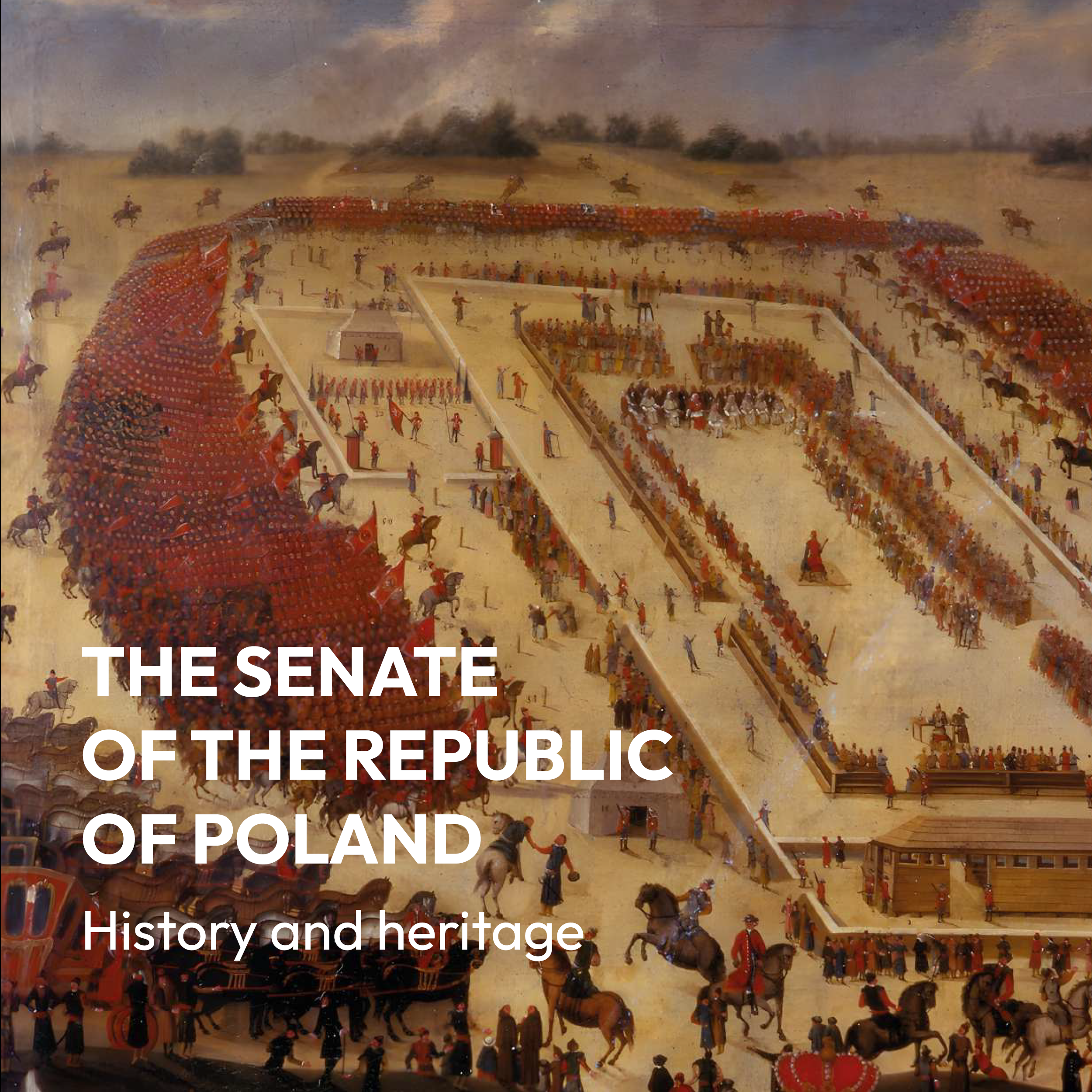 Publication cover: The Senate of the Republic of Poland. History and heritage.
