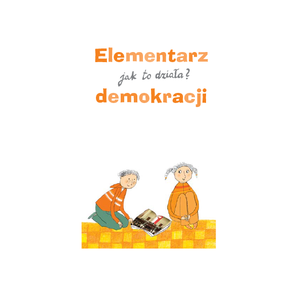 Okładka publikacji: Elementarz demokracji